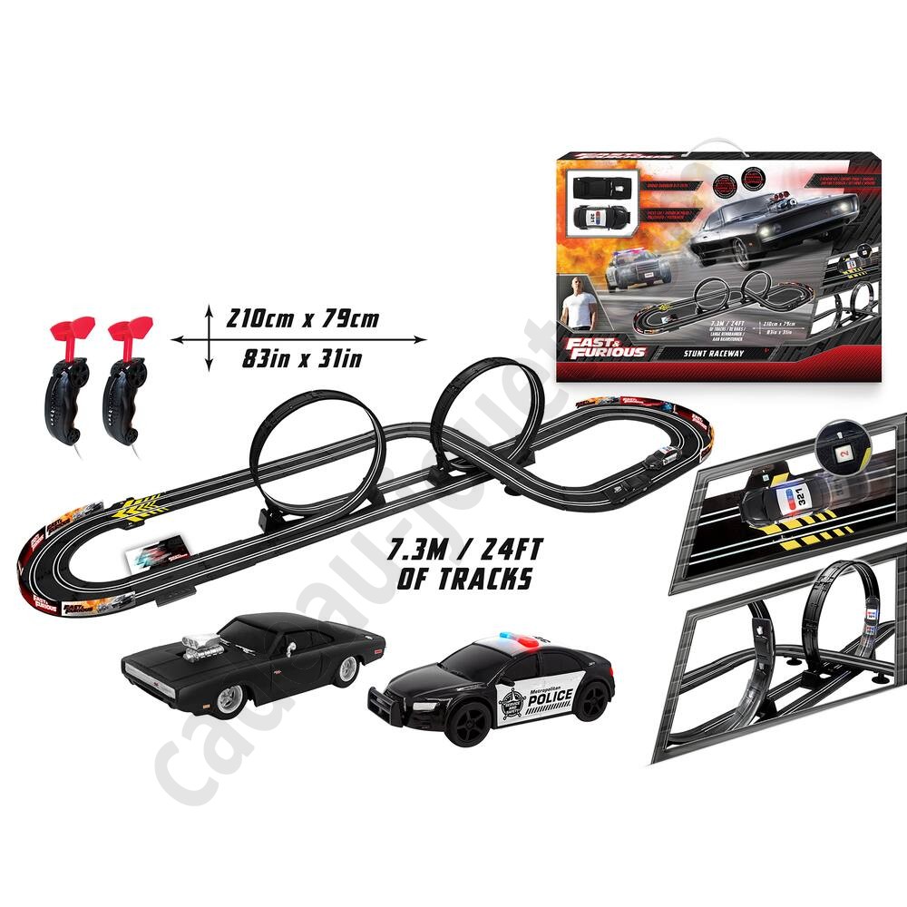 Circuit électrique Fast and Furious Stunt Raceway - JJMstore